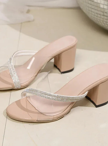 KissICON Fashion Plus Size High Heel Sandals for Women