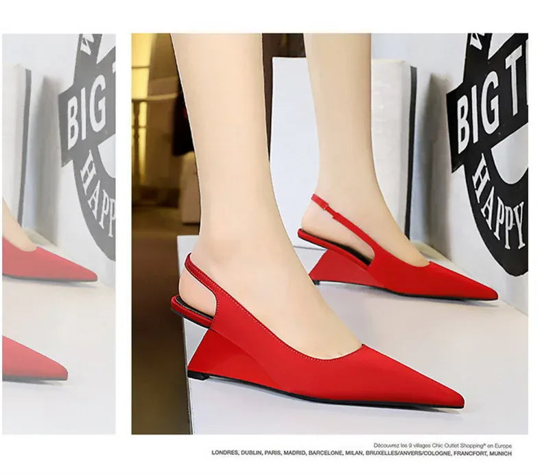 KissICON Fashion Simple Women Basic Shallow Mouth Pointed Toe