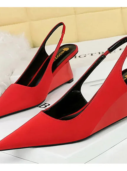 KissICON Fashion Simple Women Basic Shallow Mouth Pointed Toe