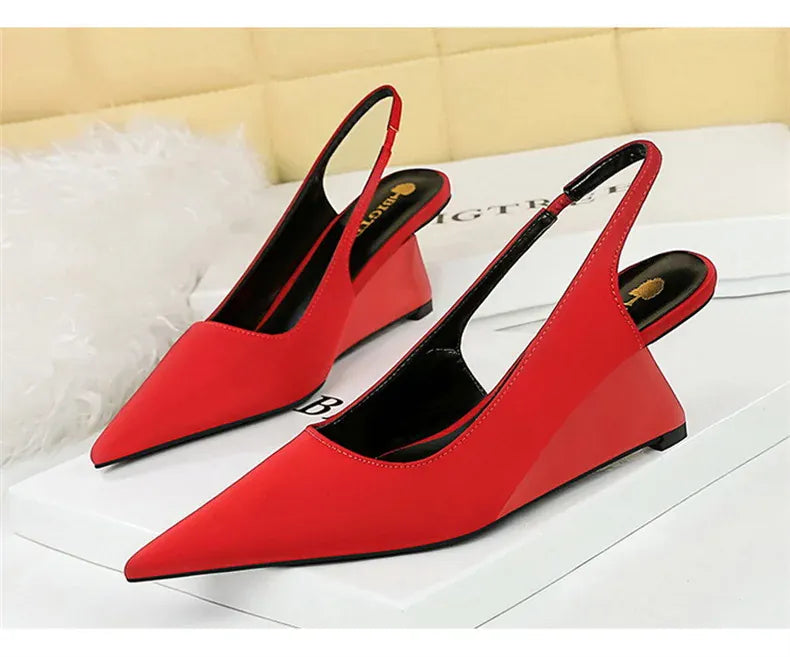 KissICON Fashion Simple Women Basic Shallow Mouth Pointed Toe