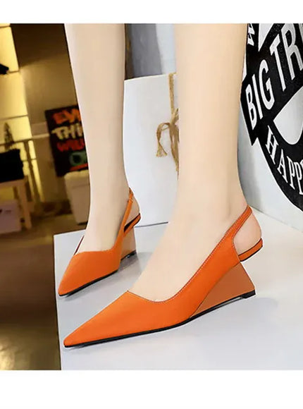 KissICON Fashion Simple Women Basic Shallow Mouth Pointed Toe