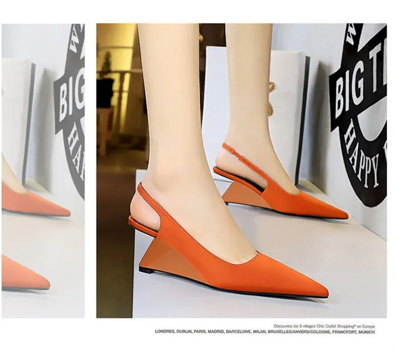 KissICON Fashion Simple Women Basic Shallow Mouth Pointed Toe