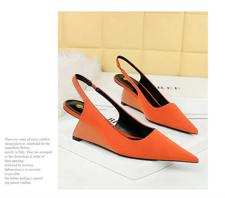 KissICON Fashion Simple Women Basic Shallow Mouth Pointed Toe