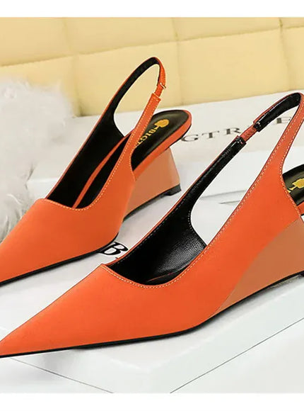 KissICON Fashion Simple Women Basic Shallow Mouth Pointed Toe