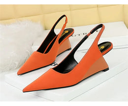 KissICON Fashion Simple Women Basic Shallow Mouth Pointed Toe