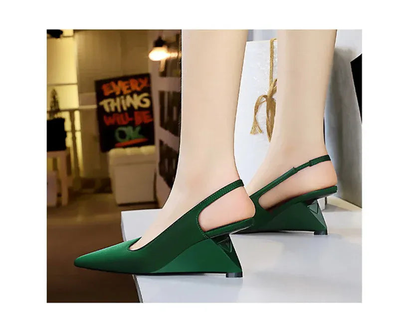KissICON Fashion Simple Women Basic Shallow Mouth Pointed Toe