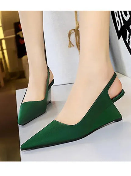 KissICON Fashion Simple Women Basic Shallow Mouth Pointed Toe
