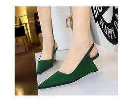 KissICON Fashion Simple Women Basic Shallow Mouth Pointed Toe