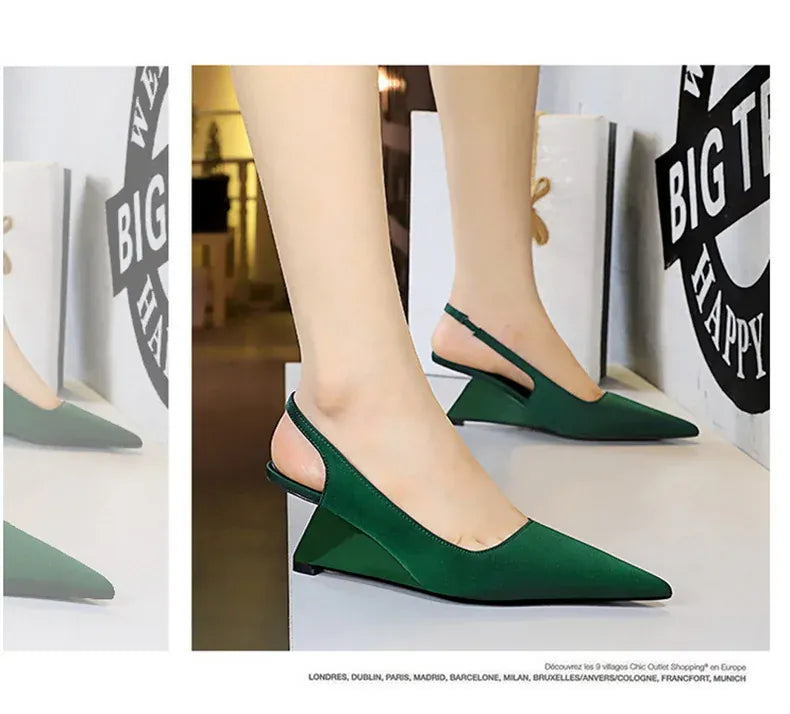 KissICON Fashion Simple Women Basic Shallow Mouth Pointed Toe