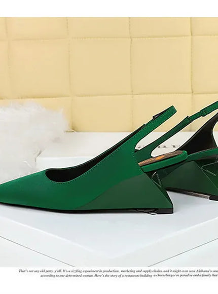 KissICON Fashion Simple Women Basic Shallow Mouth Pointed Toe