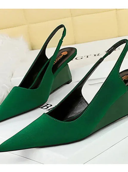 KissICON Fashion Simple Women Basic Shallow Mouth Pointed Toe
