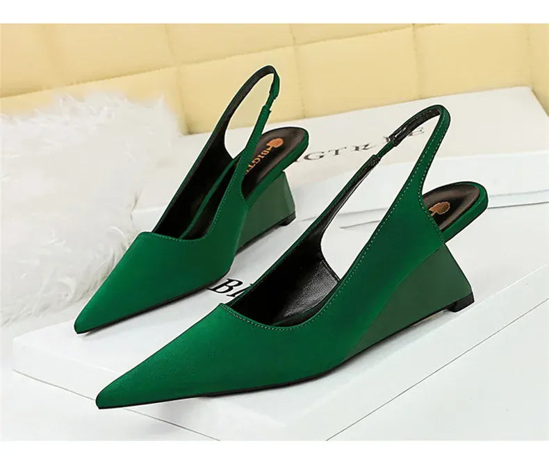 KissICON Fashion Simple Women Basic Shallow Mouth Pointed Toe