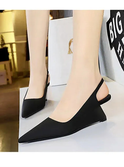 KissICON Fashion Simple Women Basic Shallow Mouth Pointed Toe
