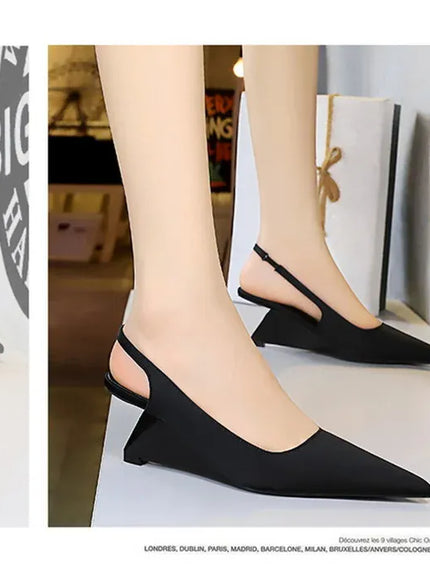 KissICON Fashion Simple Women Basic Shallow Mouth Pointed Toe
