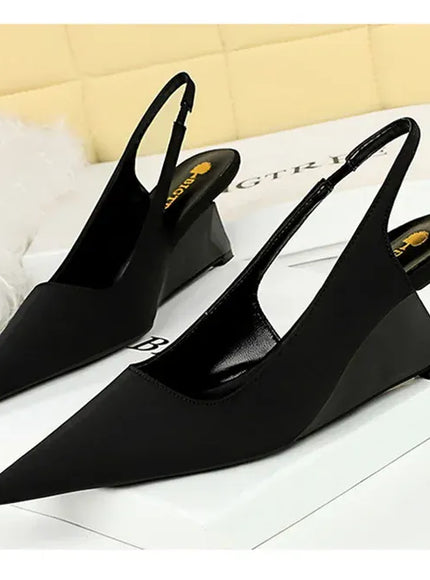 KissICON Fashion Simple Women Basic Shallow Mouth Pointed Toe
