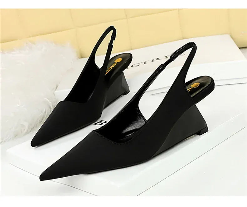 KissICON Fashion Simple Women Basic Shallow Mouth Pointed Toe
