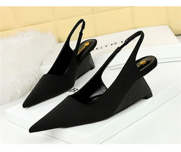 KissICON Fashion Simple Women Basic Shallow Mouth Pointed Toe