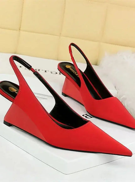KissICON Fashion Simple Women Basic Shallow Mouth Pointed Toe