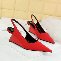 KissICON Fashion Simple Women Basic Shallow Mouth Pointed Toe