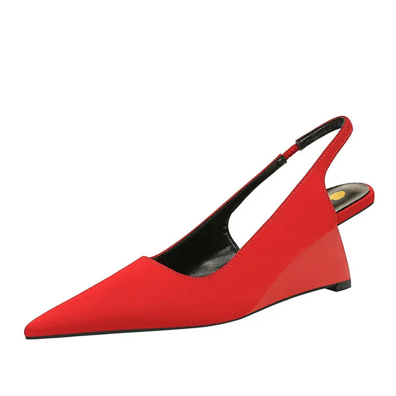 KissICON Fashion Simple Women Basic Shallow Mouth Pointed Toe