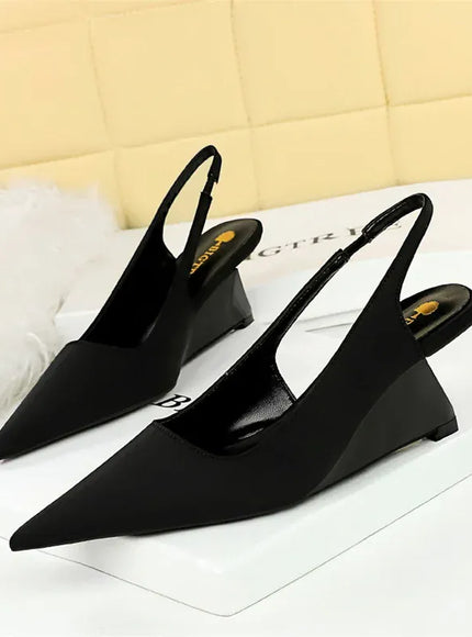 KissICON Fashion Simple Women Basic Shallow Mouth Pointed Toe