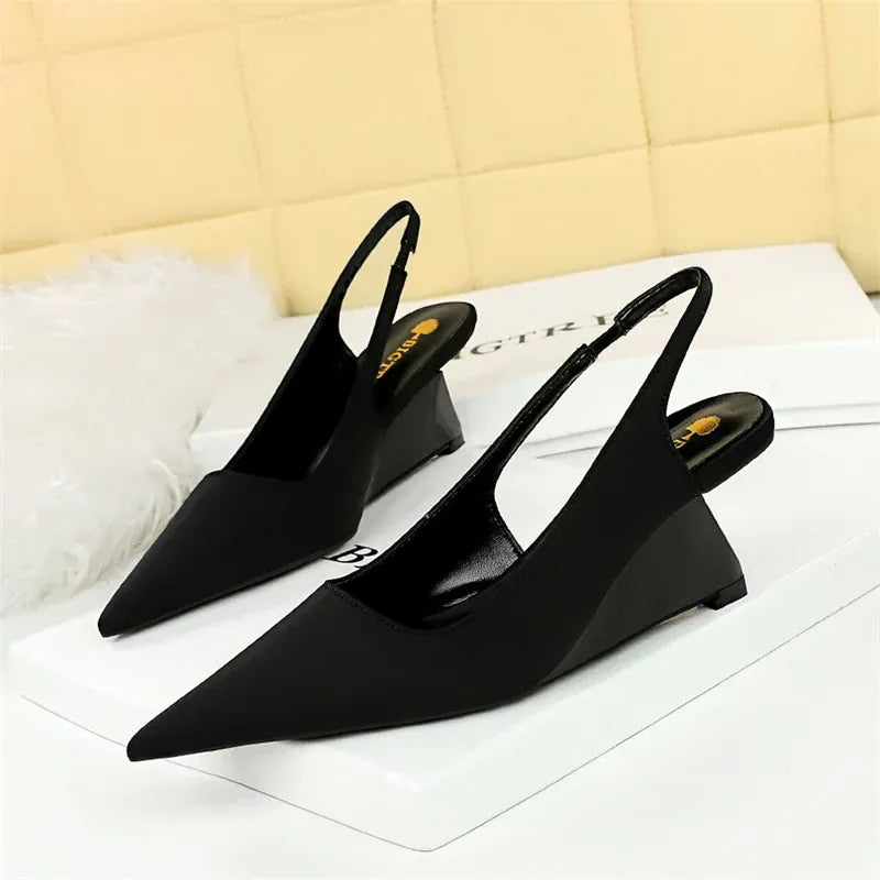 KissICON Fashion Simple Women Basic Shallow Mouth Pointed Toe