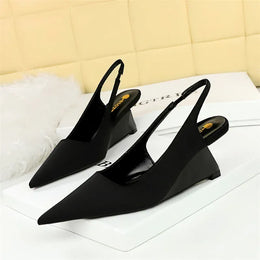 KissICON Fashion Simple Women Basic Shallow Mouth Pointed Toe