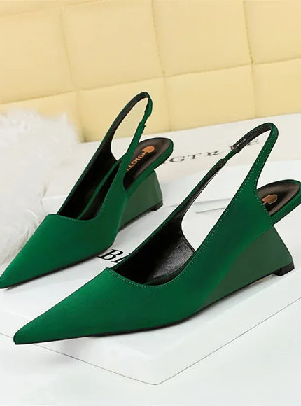KissICON Fashion Simple Women Basic Shallow Mouth Pointed Toe