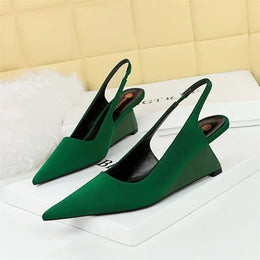 KissICON Fashion Simple Women Basic Shallow Mouth Pointed Toe