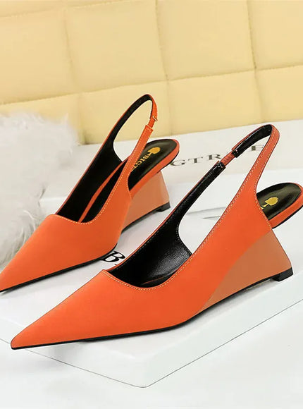 KissICON Fashion Simple Women Basic Shallow Mouth Pointed Toe