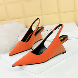 KissICON Fashion Simple Women Basic Shallow Mouth Pointed Toe