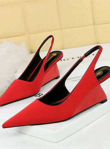 KissICON Fashion Simple Women Basic Shallow Mouth Pointed Toe