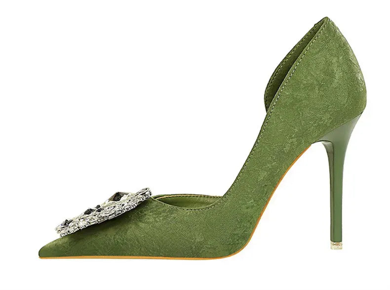 KissICON Fashion Spring Banquet Women's Shoes Thin Heels High