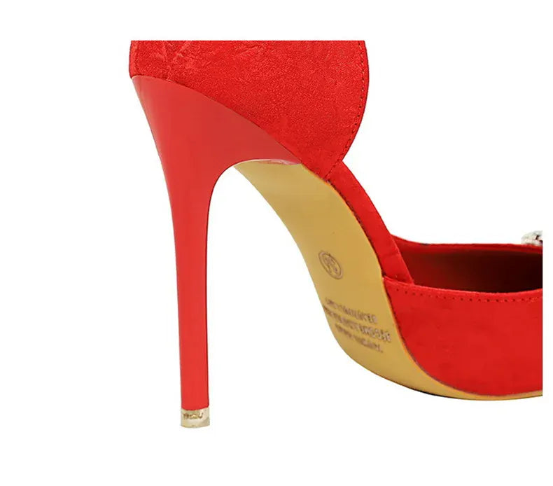 KissICON Fashion Spring Banquet Women's Shoes Thin Heels High