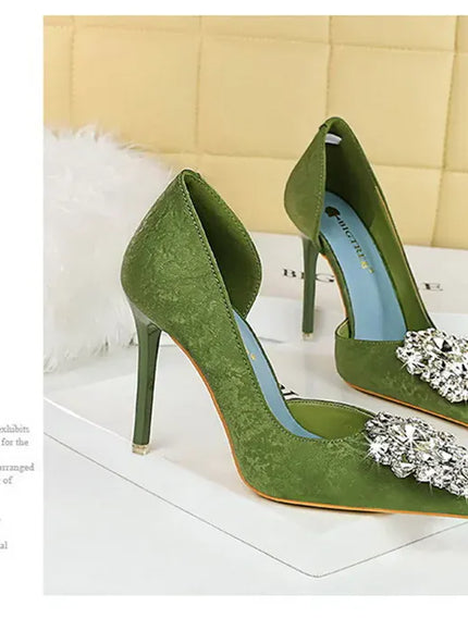 KissICON Fashion Spring Banquet Women's Shoes Thin Heels High