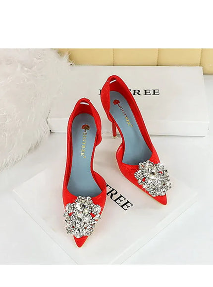 KissICON Fashion Spring Banquet Women's Shoes Thin Heels High