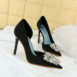 KissICON Fashion Spring Banquet Women's Shoes Thin Heels High