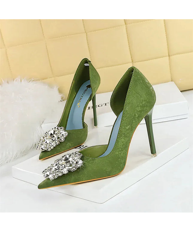 KissICON Fashion Spring Banquet Women's Shoes Thin Heels High