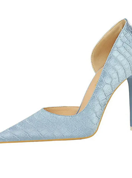 KissICON Fashion Suede Black Women Simple Pumps Wine Glasses