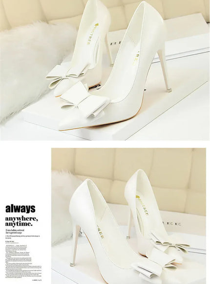 KissICON Fashion Sweet Women High Heel Shoes Blue Yellow
