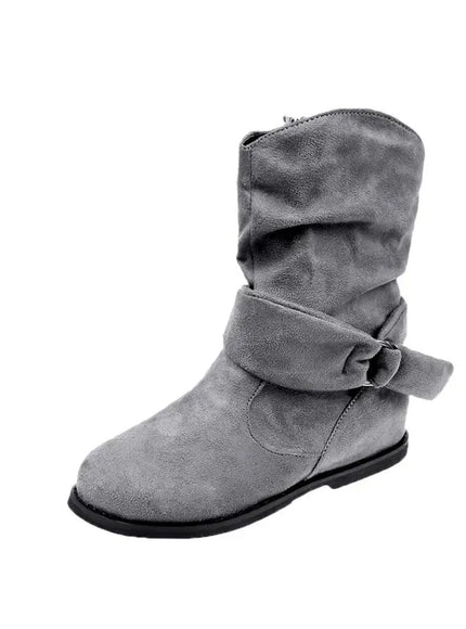 KissICON Fashion Women Boot Suede and Calf Fashion Boot
