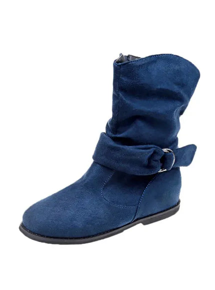 KissICON Fashion Women Boot Suede and Calf Fashion Boot
