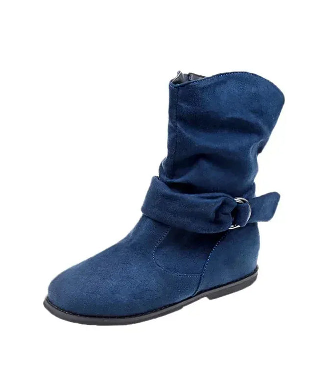 KissICON Fashion Women Boot Suede and Calf Fashion Boot