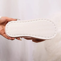 KissICON Fashion Women Bow Slippers Fall/Winter Indoor Bedroom Floor