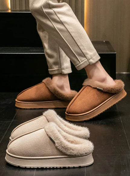 KissICON Fashion Women Fluffy Slippers for Winter Indoor EVA