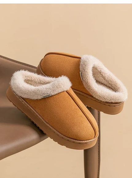 KissICON Fashion Women Fluffy Slippers for Winter Indoor EVA