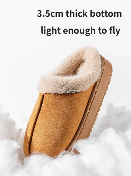KissICON Fashion Women Fluffy Slippers for Winter Indoor EVA