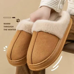 KissICON Fashion Women Fluffy Slippers for Winter Indoor EVA