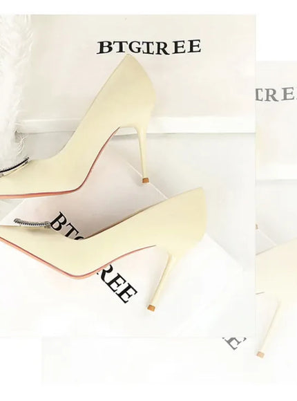 KissICON Fashionable High Heels For Women With Light Mouth