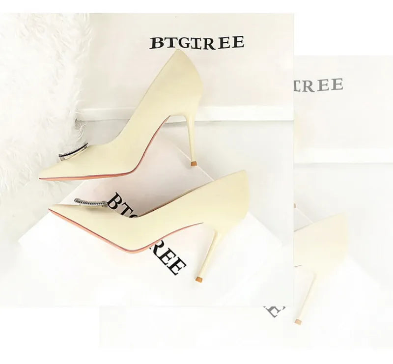 KissICON Fashionable High Heels For Women With Light Mouth